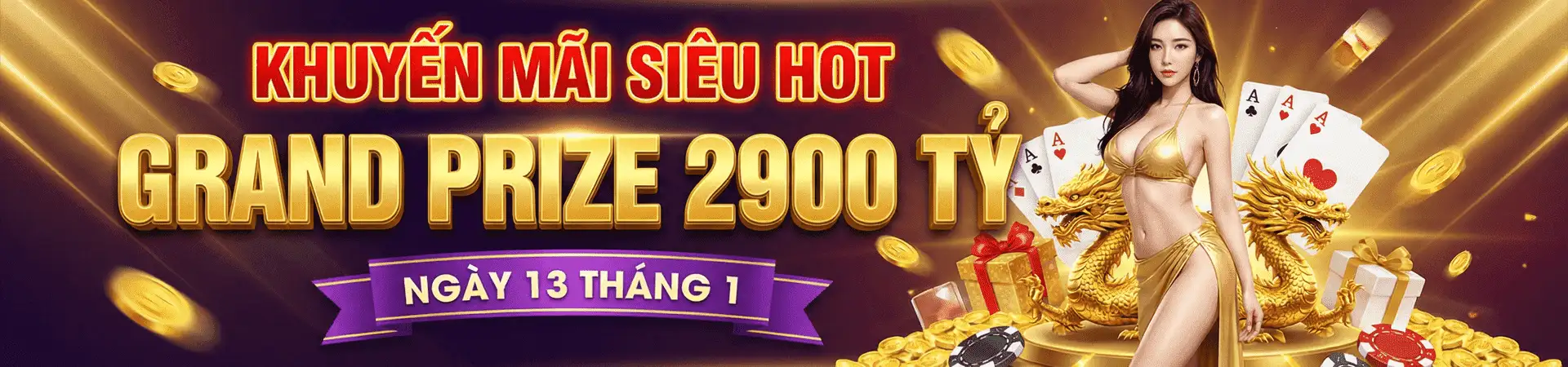 Banner nhận thưởng liền tay  cho thành viên mới